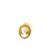 Pendente, spilla in oro con cameo