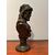 Bronze bust of an oriental man