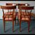Six 19th century chairs from Lucca