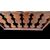 Solid wood balustrade railing.