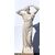 Pair of scagliola sculptures - Roman figures. Italian manufacture, 19th century.