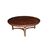 Large early 1800s French Louis XVI style mahogany table, 2 meters in diameter.