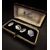 White gold cufflinks from the early 1900s