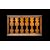 Solid wood balustrade railing.