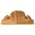 Coppia antiche reggi-mensole - O/6138  -