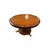 Early 1800s English fixed circular table in birch and rosewood with beautiful inlays