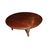 Large early 1800s French Louis XVI style mahogany table, 2 meters in diameter.