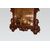 Louis Philippe style mahogany mirror, richly carved