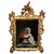 GLASS PAINTING "FEMALE FIGURE" – VENICE 18TH CENTURY
