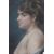 Mid-1800s French pastel depicting a female nude by Theodore Ange Coquelin, 19th century