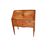 Late 18th-century French drop-front desk in inlaid walnut wood