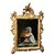 GLASS PAINTING "FEMALE FIGURE" – VENICE 18TH CENTURY