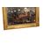 Large French mirror from the 1800s, gilded with gold leaf