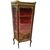 French Transition style display cabinet with 1800s Vernis-Martin paintings