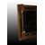 Graceful French mirror from the 1800s, Louis XVI style, gold leaf gilded.