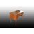 Antique French Transition style walnut writing desk from the late 1700s, early 1800s