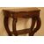 Antique small French Louis Philippe console table from the 1800s in mahogany wood