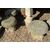 DARS684 - N. 5 cement mushroom sculptures, 20th century, measure cm 40 x H 38