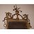 Italian Louis XVI mirror from the 1800s, lacquered and gilded