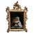 GLASS PAINTING "FEMALE FIGURE" – VENICE 18TH CENTURY