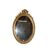 Antique Louis XVI oval mirror from the 1800s