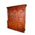 Grande Libreria Bookcase stile Vittoriano in Radica di Noce