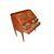 Late 18th-century French drop-front desk in inlaid walnut wood