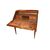 Late 18th-century French drop-front desk in inlaid walnut wood