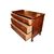 Mid-1800s Empire style walnut chest of drawers