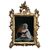 GLASS PAINTING "FEMALE FIGURE" – VENICE 18TH CENTURY