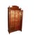 Vetrina Libreria 2 Porte Francese stile Luigi XVI in Legno di Mogano con Ottoni