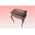 Louis XV style 1800s ebony and maple briar toilet table