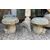 DARS684 - N. 5 cement mushroom sculptures, 20th century, measure cm 40 x H 38