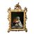 GLASS PAINTING "FEMALE FIGURE" – VENICE 18TH CENTURY