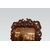 Louis Philippe style mahogany mirror, richly carved