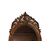 Antique Louis XV oval mirror, mid-1800s, French, gilded gold leaf, visible bole