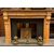 CHM892 - Antique fireplace in Siena Yellow marble, 19th century, dimensions cm L 146 x H 103 x D 3