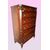 Dutch 18th-century Empire style seven-drawer chest in richly inlaid mahogany