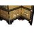 Chinese screen room divider from the 1800s, golden painted with animals