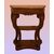 Antique small French Louis Philippe console table from the 1800s in mahogany wood