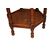 Tavolino francese a Petalo del 1800 In Legno di Noce
