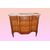 French Transition style chest of drawers from the 1800s with marble and rich inlays