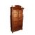 Vetrina Libreria 2 Porte Francese stile Luigi XVI in Legno di Mogano con Ottoni