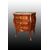French Louis XV style commode richly inlaid of the 1800s with bronzes and marble