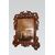 Louis Philippe style mahogany mirror, richly carved