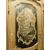 PTS895 - No. 2 antique lacquered doors, with frame and overdoor, 18th century, opening cm W 90 x H 217