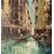Venetian painter (early 20th century) - View of Venice with canal and gondolas.