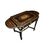 Living room table with Louis XVI style inlaid ebony wood flaps