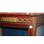 French Louis XV Style Display Cabinet with Bronze and Mahogany Wood Marble Top