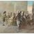 Venetian painter (early 20th century) - Carnival in Venice in Piazza S. Marco.